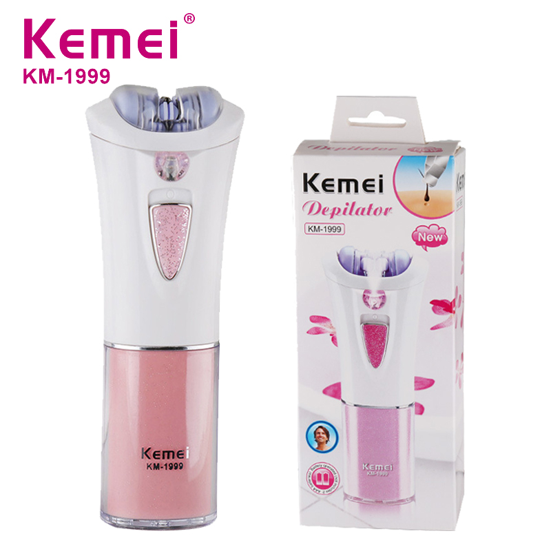 Epilator Wireless - Kemei KM-1999 Enthaarungsmittel Elektrische Weibliche Epilierer
