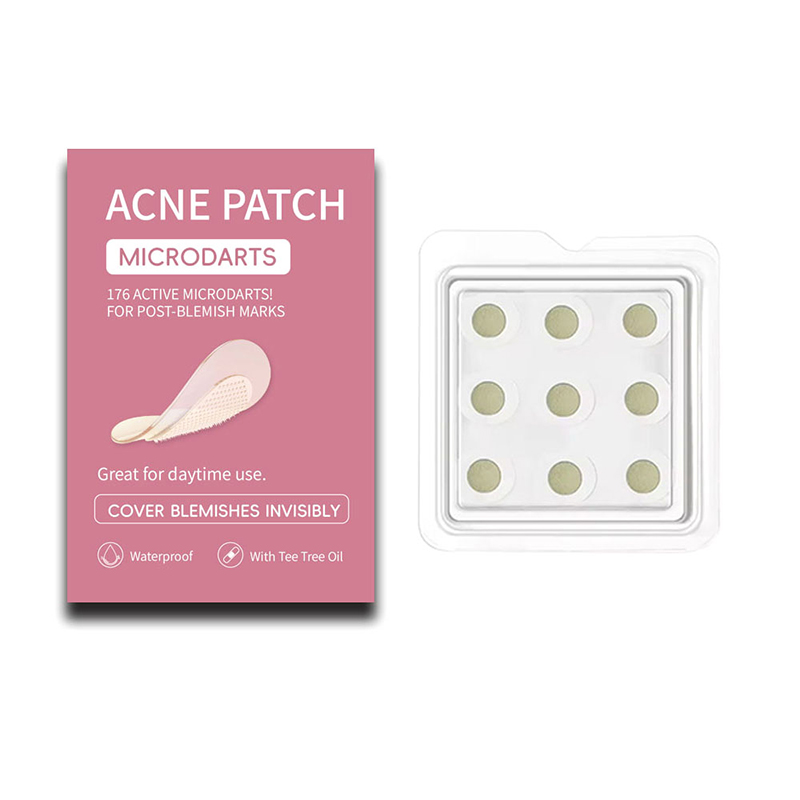 Microneedle Patch Eye - 9 Stück/Box Akne-Mikronadel-Augenpflaster für Gesichtspflege Akne-Pflaster