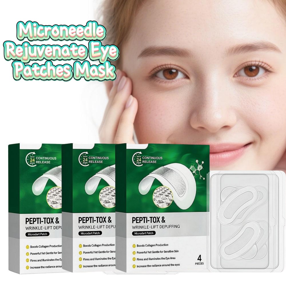 Microneedle Patch Eye - Mikronadel-Augenpatches Maske Feuchtigkeitsspendende Hautpflege mit Hyaluronsäure