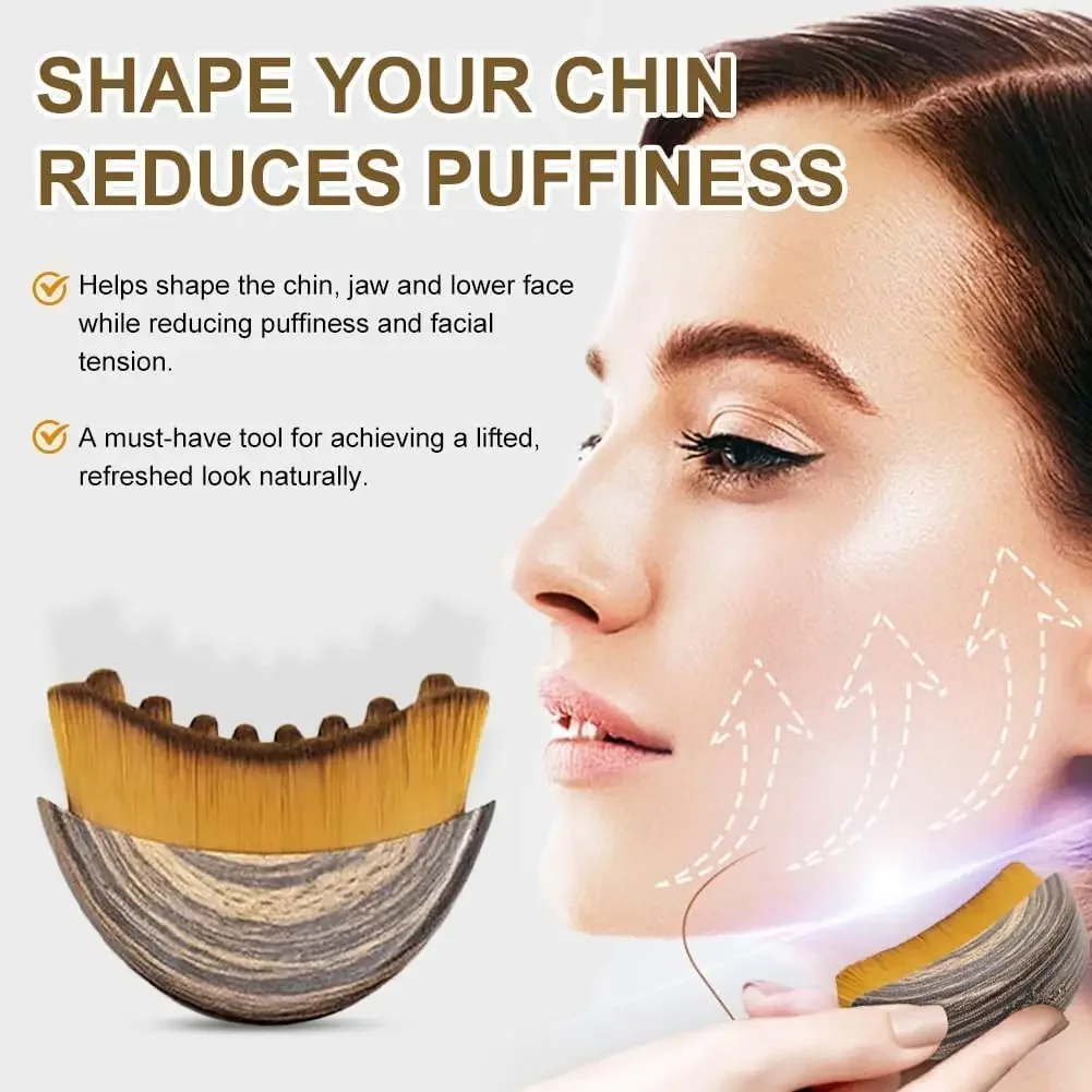 Spa Y Wellness - 1-2 Stück Tragbare Gesichtsformungs-Massagebürste Ergonomisches Konturdesign