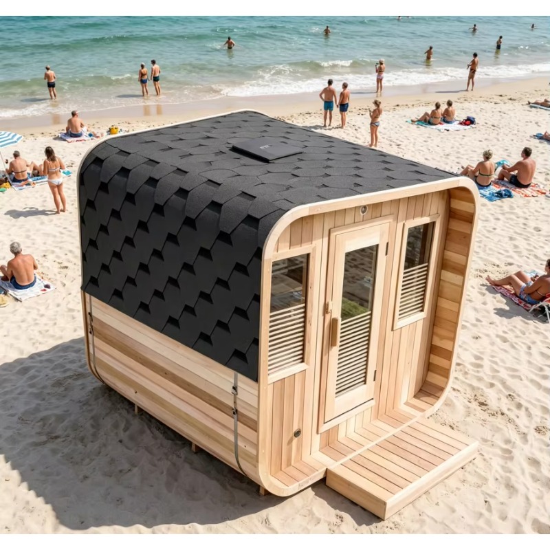 Spa Wellness Family - Direkt vom Hersteller Luxuriöse Infrarot-Sauna, Moderner