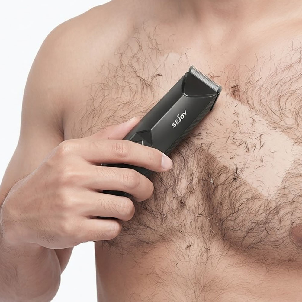 Epilator Wireless - Elektrischer Körperhaartrimmer, Intimbereich-Trimmer mit Keramikklinge, wasserdichter