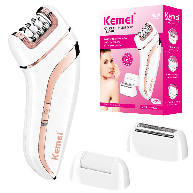 Epilator Wireless - Original kemei 3 in1 Epilierer elektrischer