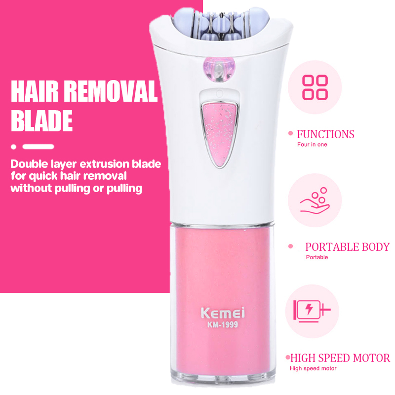 Kemei KM-1999 Enthaarungsmitte – Epilator Wireless Bewertung und Preis