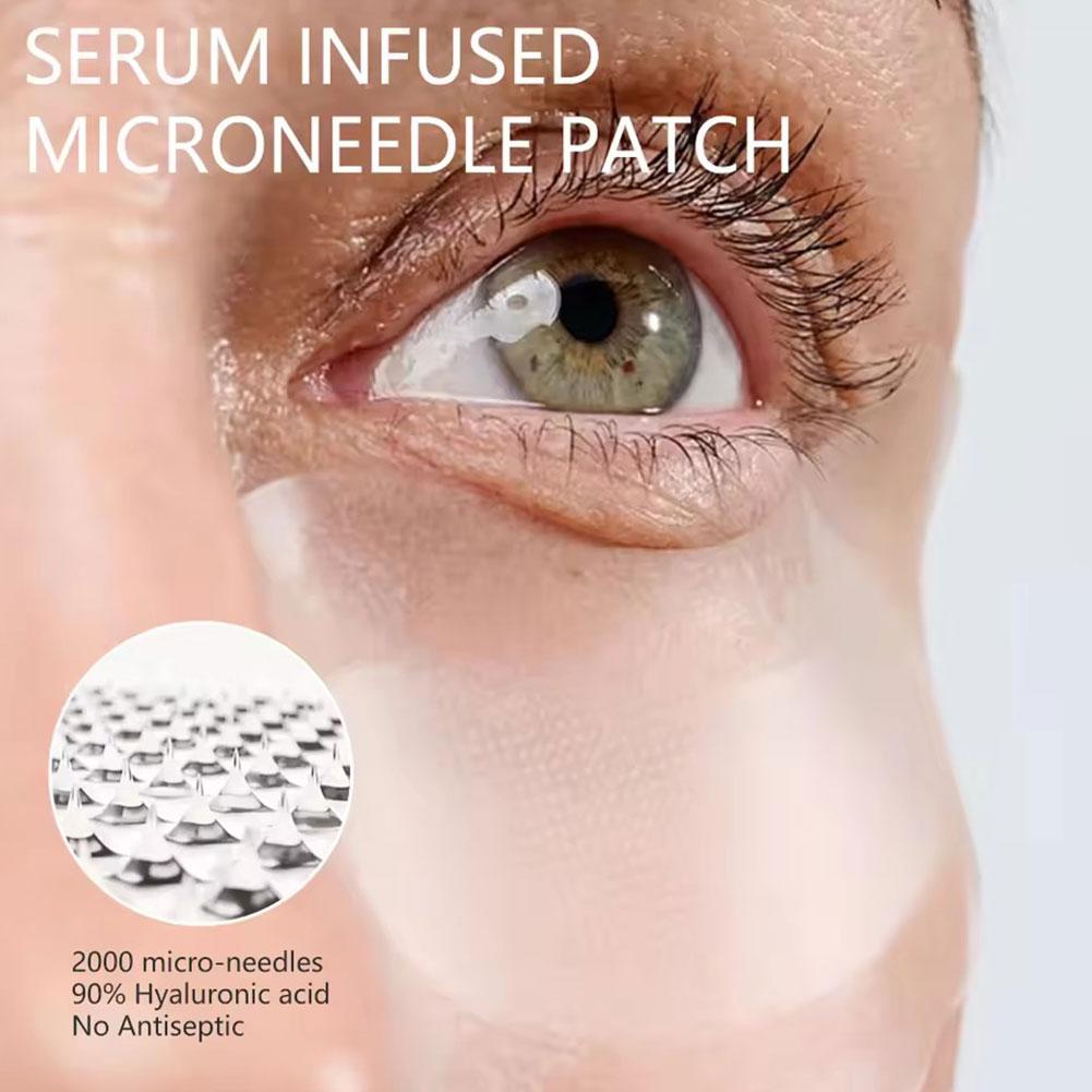 1/3 Paar Mikronadel-Augenpads, – Microneedle Patch Eye Bewertung und Preis