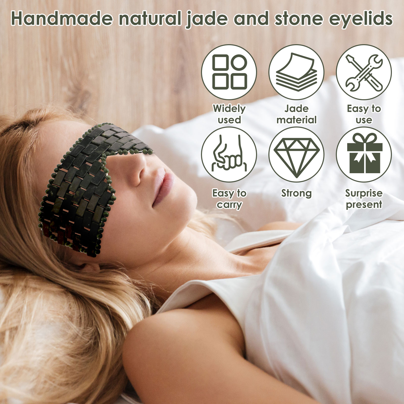 Jade-Augenmaske, tragbar, Jade – Spa Y Wellness Bewertung und Preis